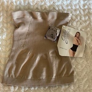NWT Tummy Shaper w Bra attachment Size S